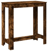 VidaXL Bartafel 102x50x103,5 cm bewerkt hout gerookt eikenkleurig