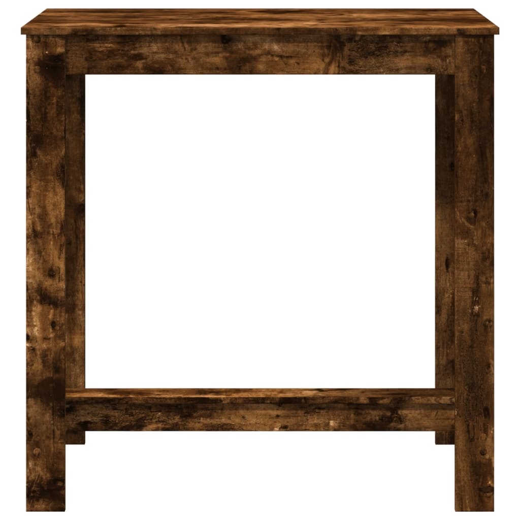 VidaXL Bartafel 102x50x103,5 cm bewerkt hout gerookt eikenkleurig
