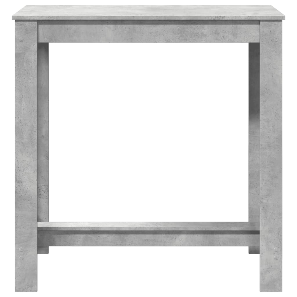 VidaXL Bartafel 102x50x103,5 cm bewerkt hout betongrijs