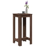 VidaXL Bartafel 51x50x103,5 cm bewerkt hout bruin eikenkleurig