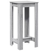 VidaXL Bartafel 51x50x103,5 cm bewerkt hout grijs sonoma eikenkleurig