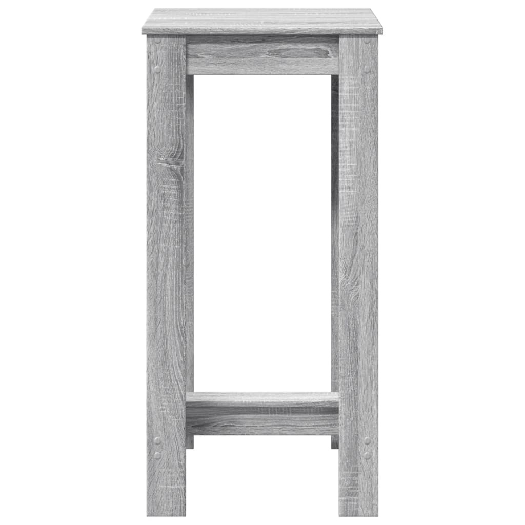 VidaXL Bartafel 51x50x103,5 cm bewerkt hout grijs sonoma eikenkleurig