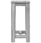 VidaXL Bartafel 51x50x103,5 cm bewerkt hout grijs sonoma eikenkleurig