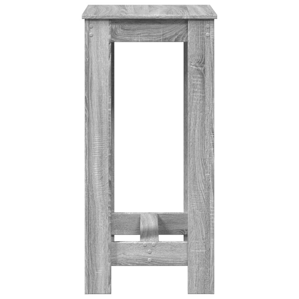 VidaXL Bartafel 51x50x103,5 cm bewerkt hout grijs sonoma eikenkleurig
