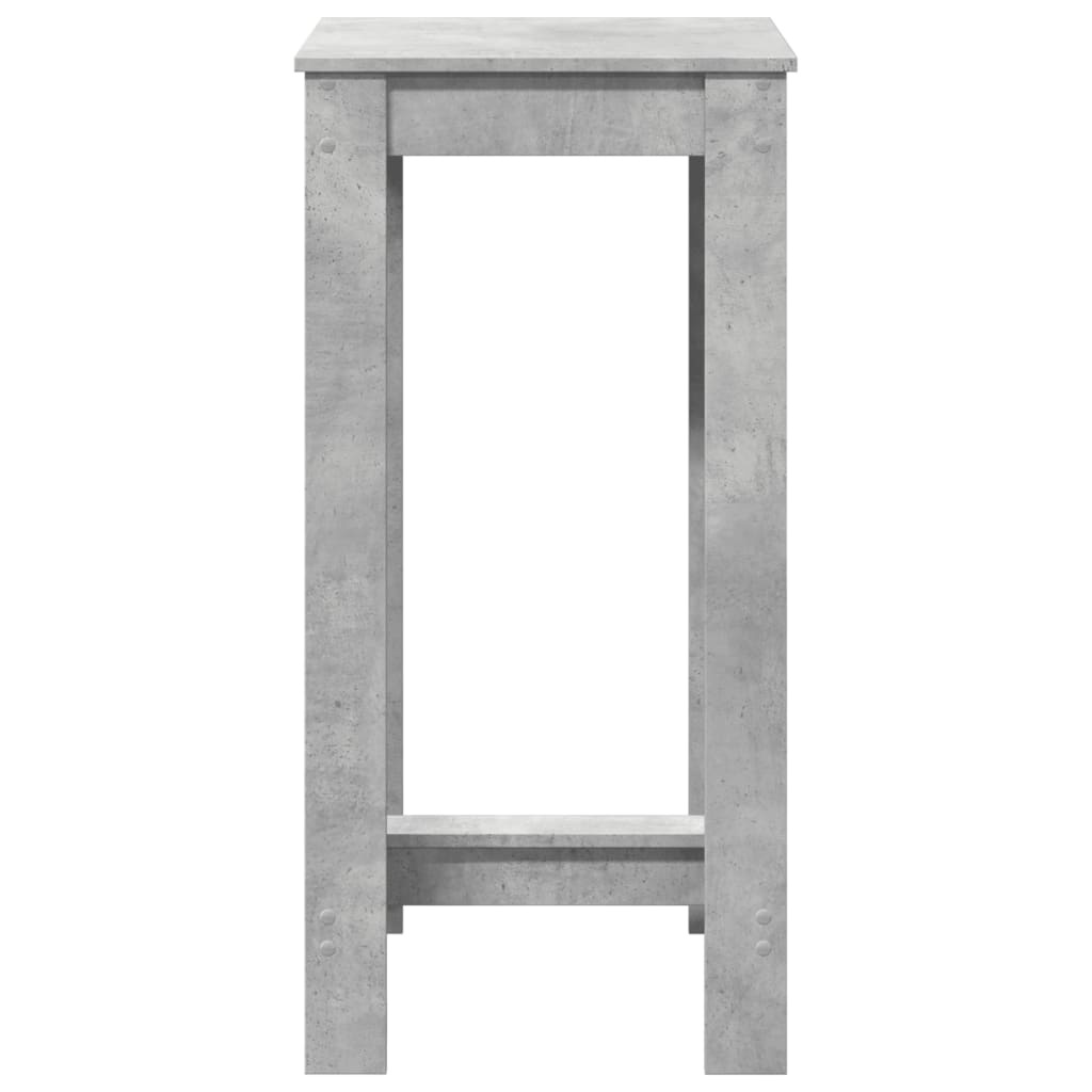VidaXL Bartafel 51x50x103,5 cm bewerkt hout betongrijs