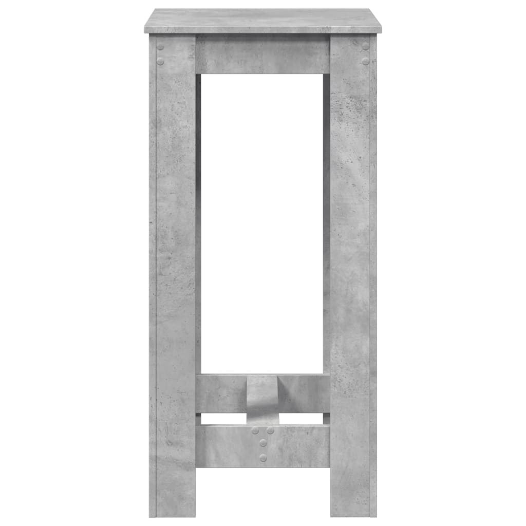 VidaXL Bartafel 51x50x103,5 cm bewerkt hout betongrijs