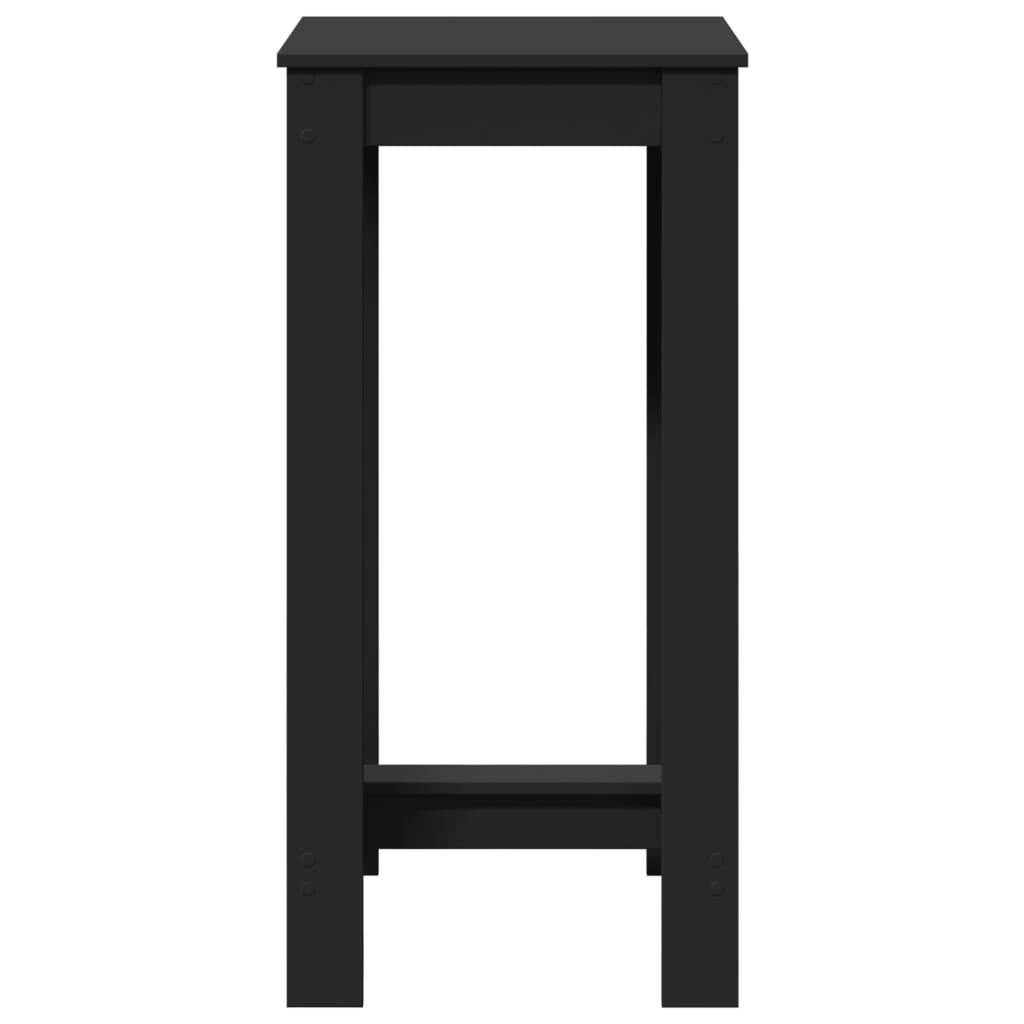 VidaXL Bartafel 51x50x103,5 cm bewerkt hout zwart