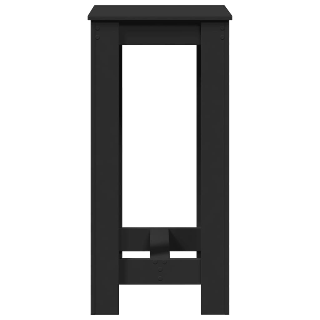 VidaXL Bartafel 51x50x103,5 cm bewerkt hout zwart