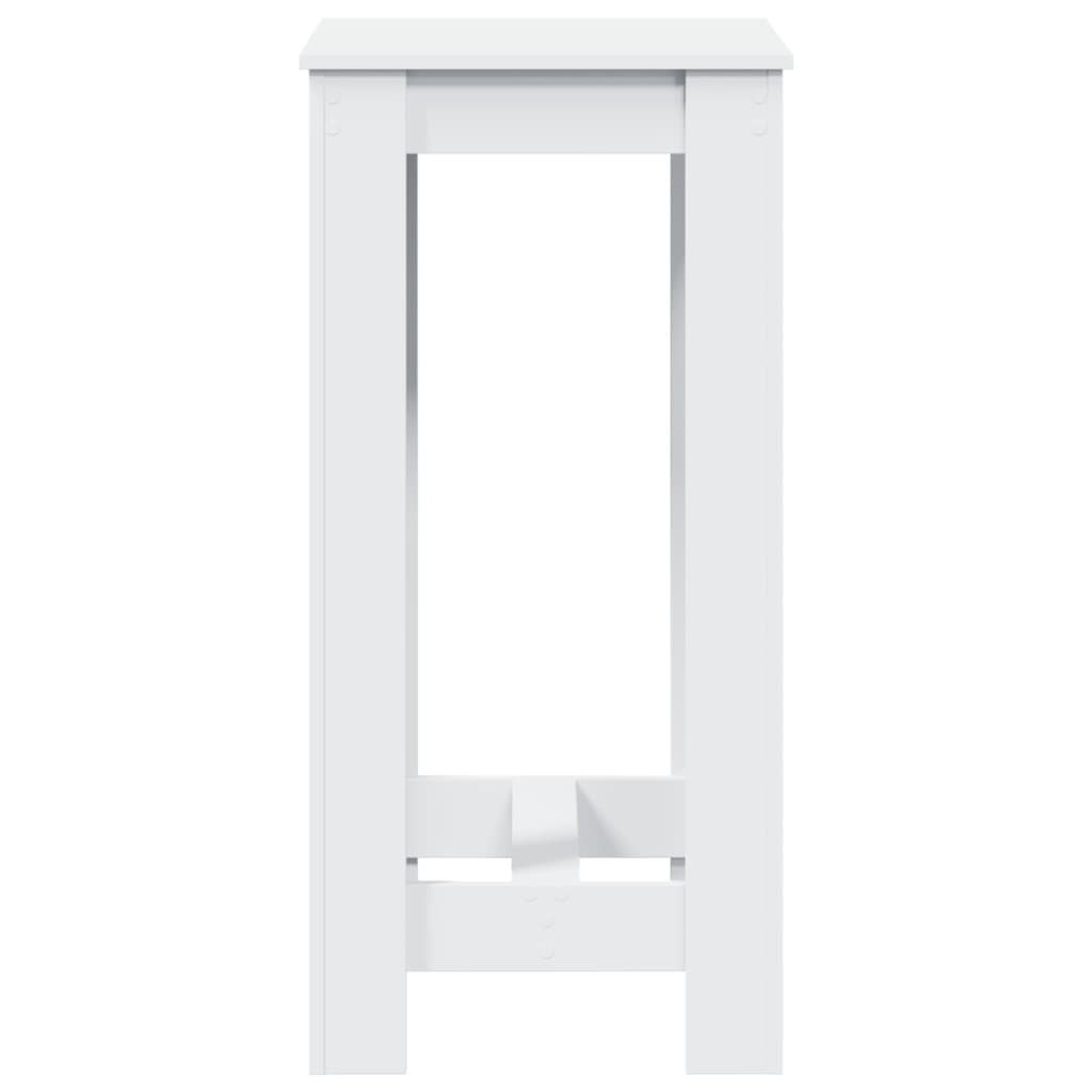 VidaXL Bartafel 51x50x103,5 cm bewerkt hout wit