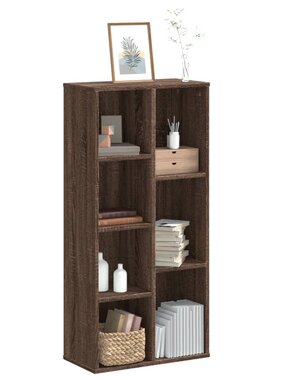 VidaXL Boekenkast 50x25x105 cm bewerkt hout bruin eikenkleurig