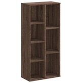 VidaXL Boekenkast 50x25x105 cm bewerkt hout bruin eikenkleurig