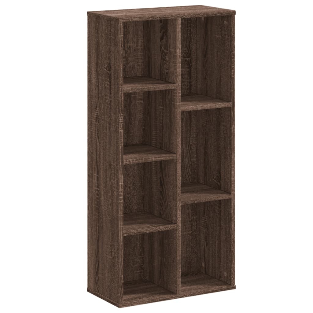 VidaXL Boekenkast 50x25x105 cm bewerkt hout bruin eikenkleurig