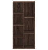 VidaXL Boekenkast 50x25x105 cm bewerkt hout bruin eikenkleurig