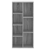 VidaXL Boekenkast 50x25x105 cm bewerkt hout grijs sonoma eikenkleurig