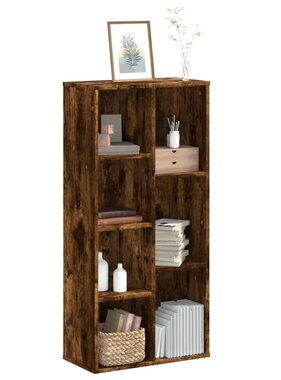 VidaXL Boekenkast 50x25x105 cm bewerkt hout gerookt eikenkleurig