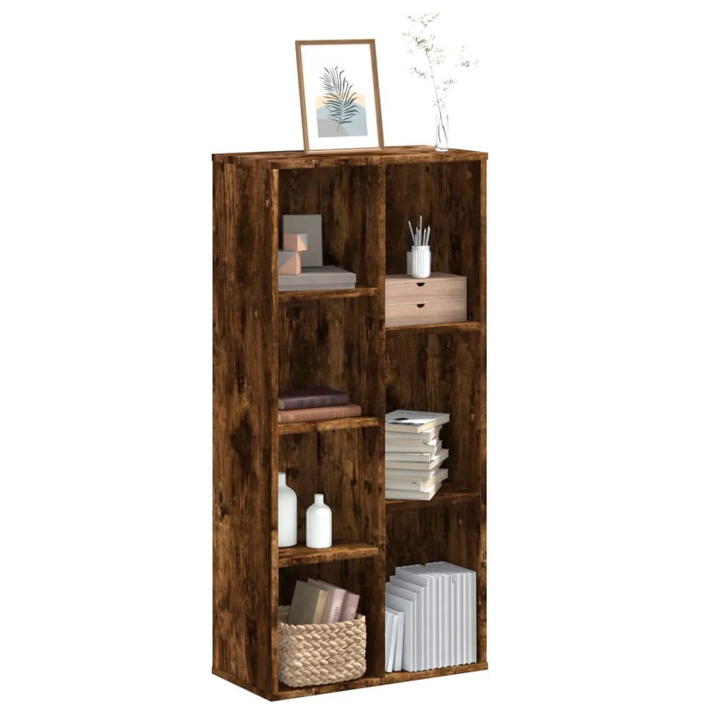 VidaXL Boekenkast 50x25x105 cm bewerkt hout gerookt eikenkleurig