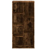 VidaXL Boekenkast 50x25x105 cm bewerkt hout gerookt eikenkleurig