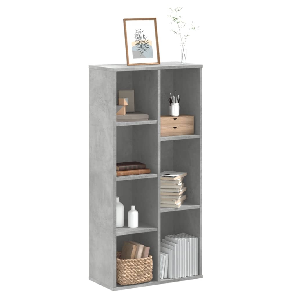 VidaXL Boekenkast 50x25x105 cm bewerkt hout betongrijs