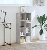 VidaXL Boekenkast 50x25x105 cm bewerkt hout betongrijs