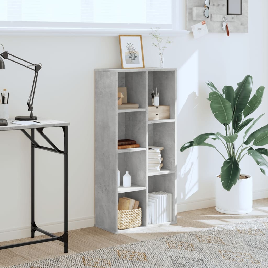 VidaXL Boekenkast 50x25x105 cm bewerkt hout betongrijs