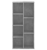 VidaXL Boekenkast 50x25x105 cm bewerkt hout betongrijs