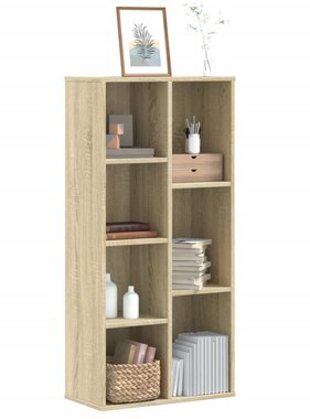 VidaXL Boekenkast 50x25x105 cm bewerkt hout sonoma eikenkleurig