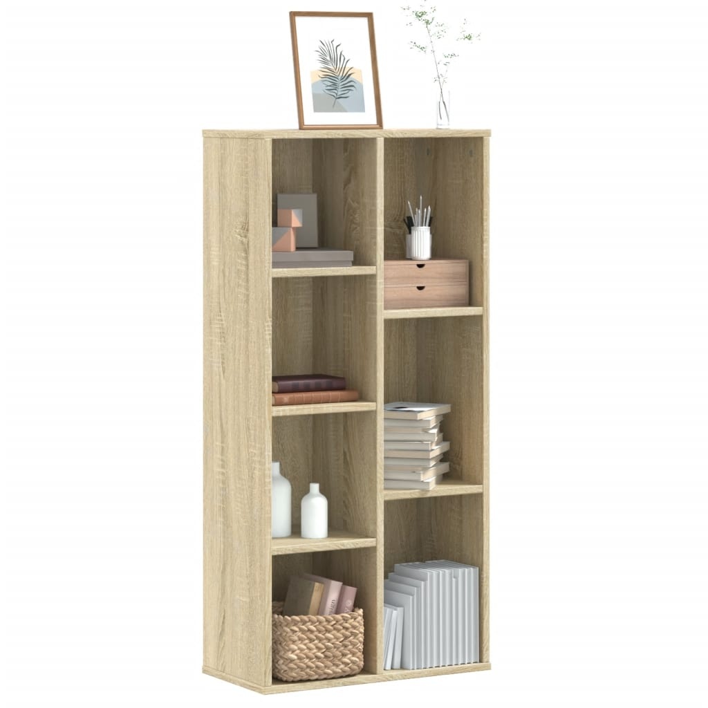 VidaXL Boekenkast 50x25x105 cm bewerkt hout sonoma eikenkleurig