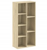 VidaXL Boekenkast 50x25x105 cm bewerkt hout sonoma eikenkleurig