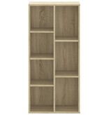 VidaXL Boekenkast 50x25x105 cm bewerkt hout sonoma eikenkleurig