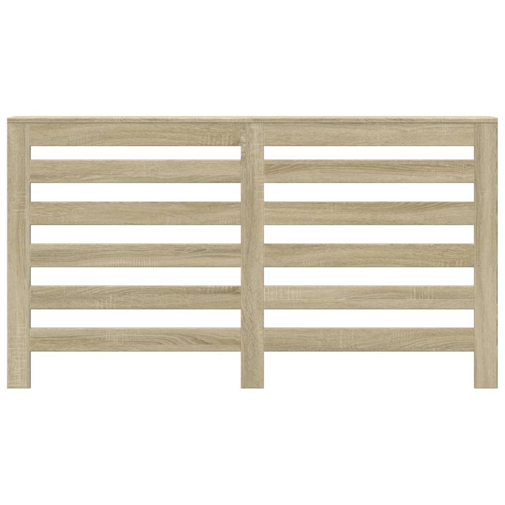 VidaXL Radiatorombouw 149x20x82 cm bewerkt hout sonoma eikenkleurig