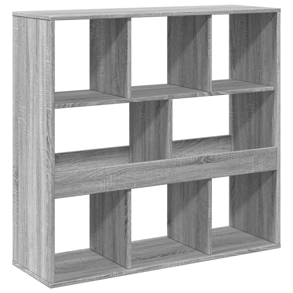 VidaXL Boekenkast/kamerscherm 100x33x94,5 cm grijs sonoma eiken