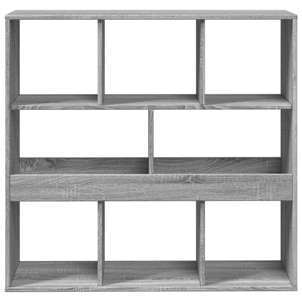 VidaXL Boekenkast/kamerscherm 100x33x94,5 cm grijs sonoma eiken