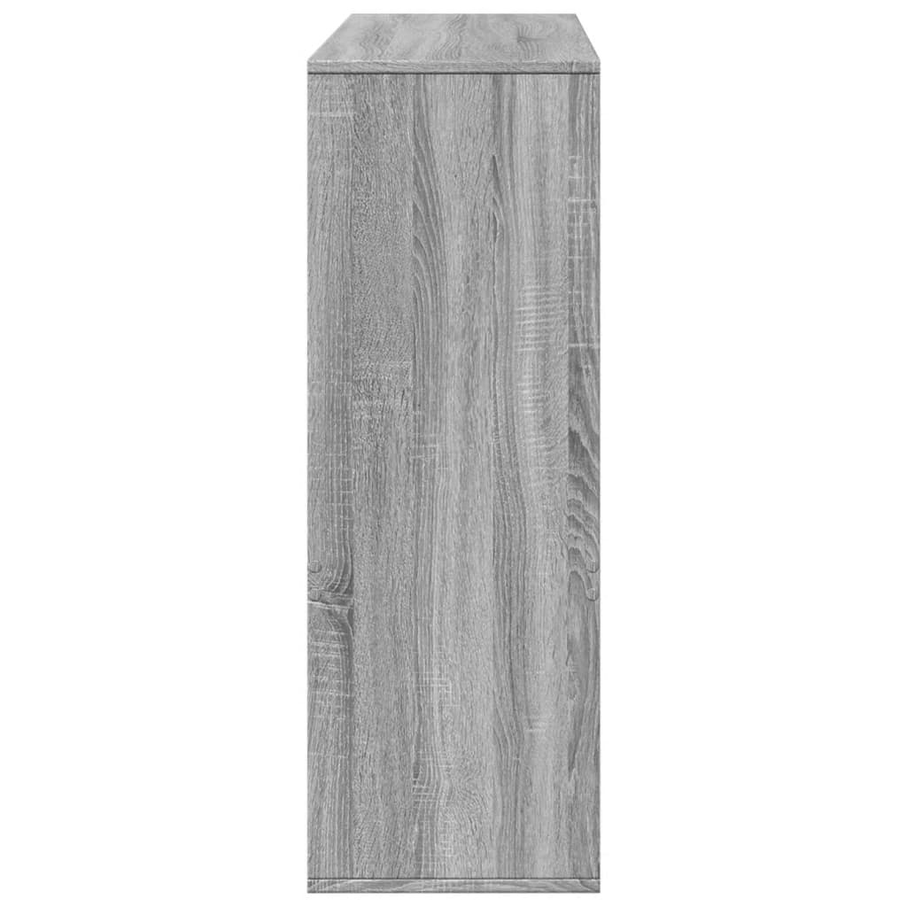 VidaXL Boekenkast/kamerscherm 100x33x94,5 cm grijs sonoma eiken