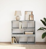 VidaXL Boekenkast/kamerscherm 100x33x94,5 cm betongrijs