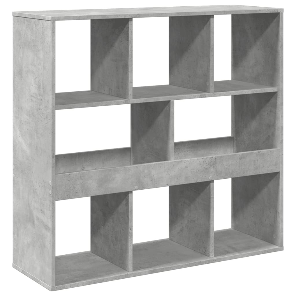 VidaXL Boekenkast/kamerscherm 100x33x94,5 cm betongrijs