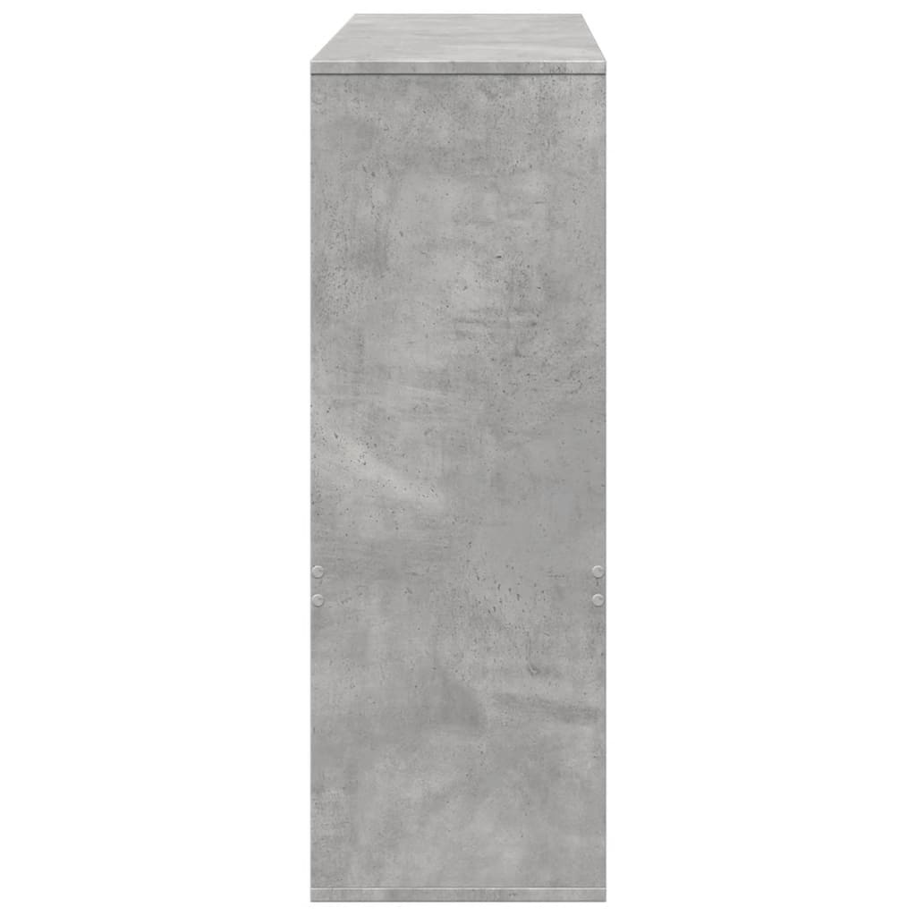 VidaXL Boekenkast/kamerscherm 100x33x94,5 cm betongrijs