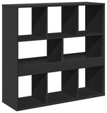 VidaXL Boekenkast/kamerscherm 100x33x94,5 cm zwart