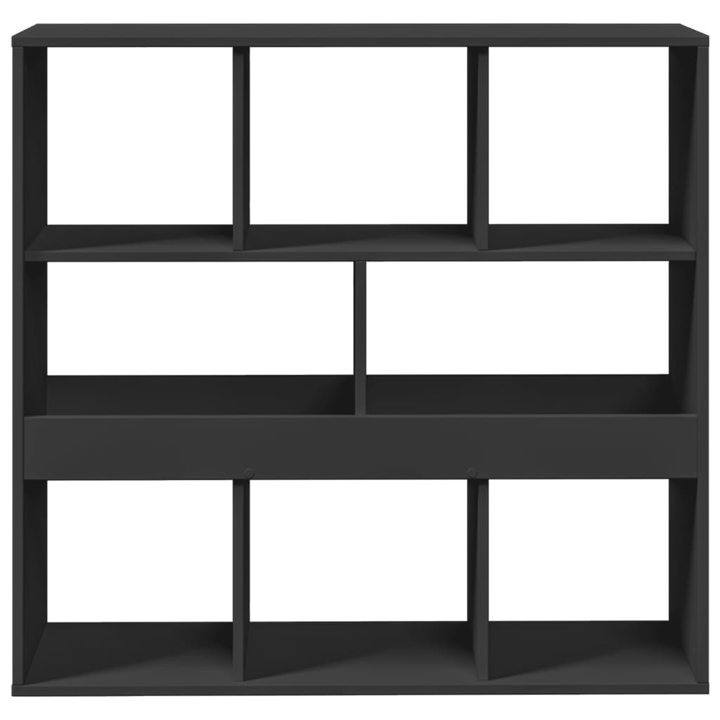 VidaXL Boekenkast/kamerscherm 100x33x94,5 cm zwart