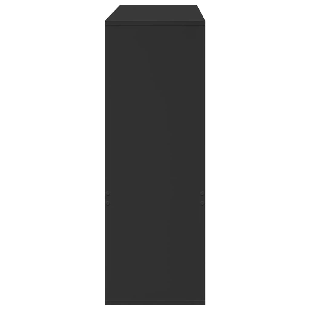 VidaXL Boekenkast/kamerscherm 100x33x94,5 cm zwart