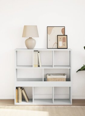 VidaXL Boekenkast/kamerscherm 100x33x94,5 cm wit