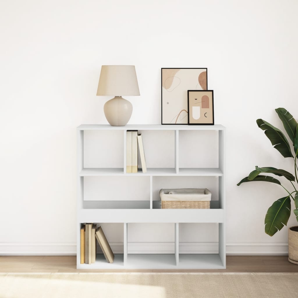 VidaXL Boekenkast/kamerscherm 100x33x94,5 cm wit
