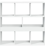 VidaXL Boekenkast/kamerscherm 100x33x94,5 cm wit