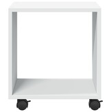 VidaXL Rolkast 37x33x42,5 cm bewerkt hout wit