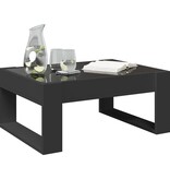 VidaXL Salontafel met Infinity LED 70x53x30 cm zwart