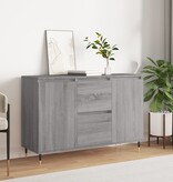 VidaXL Dressoir 104x35x70 cm bewerkt hout grijs sonoma eikenkleurig