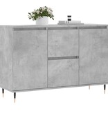 VidaXL Dressoir 104x35x70 cm bewerkt hout betongrijs