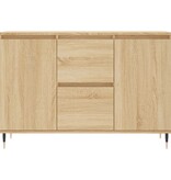 VidaXL Dressoir 104x35x70 cm bewerkt hout sonoma eikenkleurig