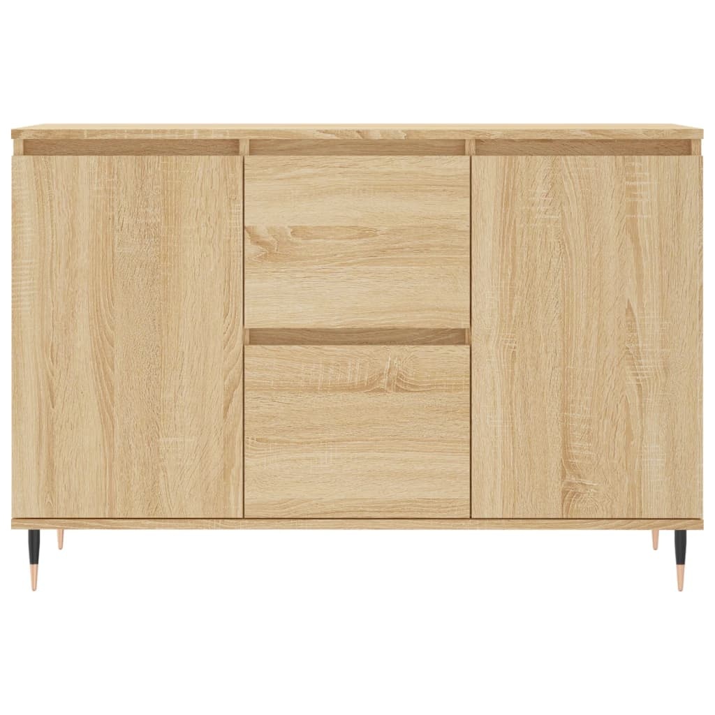 VidaXL Dressoir 104x35x70 cm bewerkt hout sonoma eikenkleurig