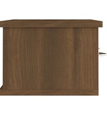 VidaXL Wandkast 60x26x18,5 cm bewerkt hout bruin eikenkleur