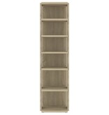 VidaXL Schoenenkast 27,5x27x102 cm bewerkt hout sonoma eikenkleurig